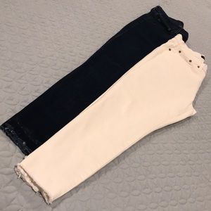 2 Pairs Banana Republic Skinny Jeans Size 29/8